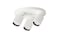 Ceiling spotlight with 3 spots, white