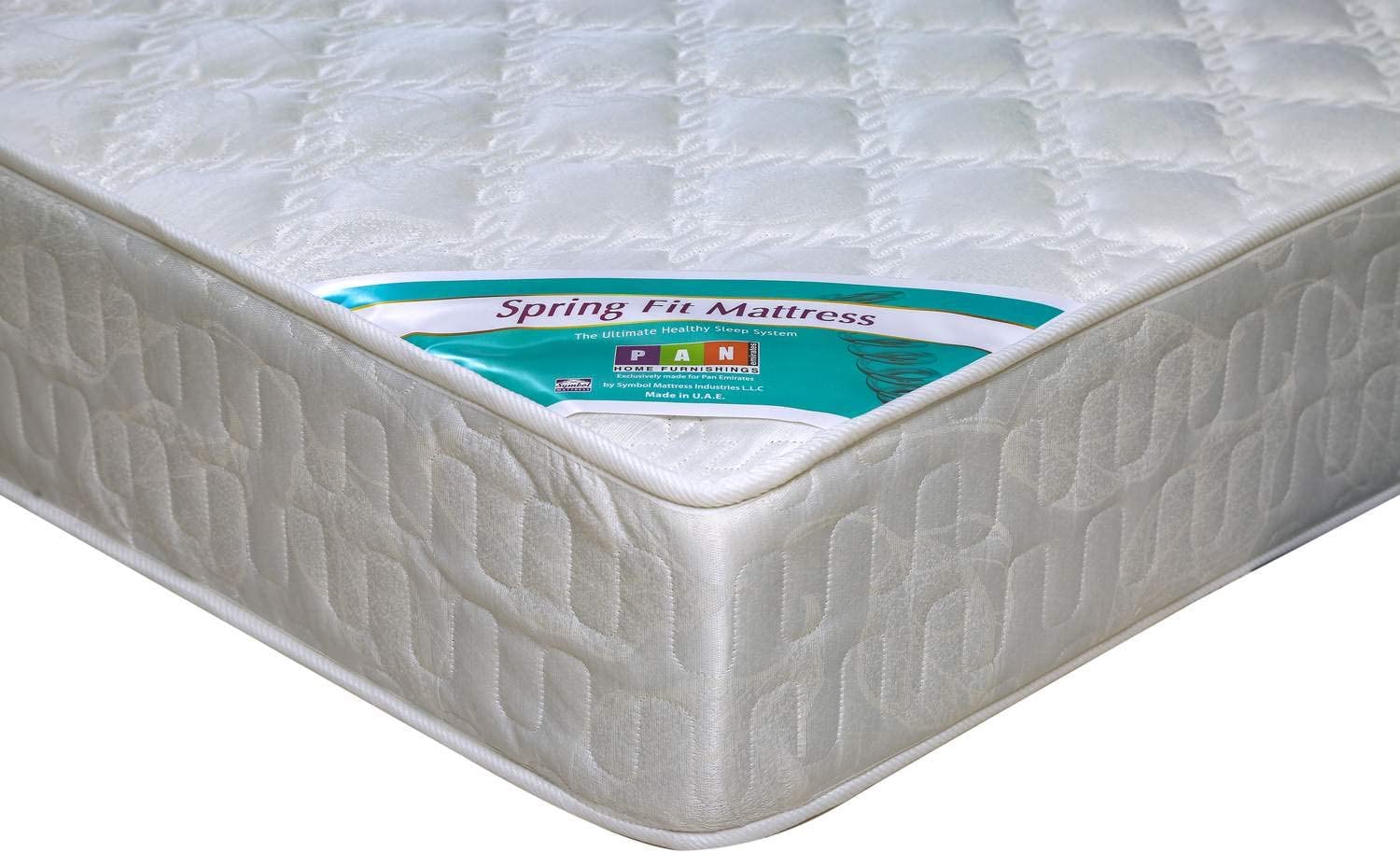 PAN Home Spring Fit Mattress, 22 X 190 X 160 cm