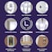 LED Marquee Letter Light Sign Wooden White (F) 25cm