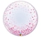Pink Confetti Deco Bubble Balloon 24 Inch 1 pc