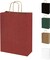 Markq Maroon Paper bags with handles 27 x 22 x 11 cm Large Kraft Gift bags for Birthday Party Favors, Weddings, Retail, Baby Shower (12 Bags)