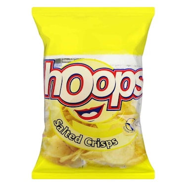 Hoops Salted Crisps Potato Chips 200G