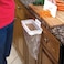 Attach A Trash Hanging Trash Bag Holder White/Grey 24.3x3x10.2centimeter