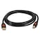 2B Dc017 USB Connecting Printer Cable - 3m - Black