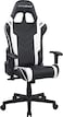 Dxracer P Series Gaming Chair, Premium Pvc Leather Racing Style Office Computer Seat Recliner With Ergonomic Headrest And Lumbar Support-Black And White (Electronic Games)
