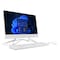 HP All-in-One 200 G4 AIO, 12th Gen i3-1215U, 4GB RAM, 1TB HDD, DVD-RW, 21.5&quot; FHD Screen, Snow White, English Keyboard, DOS, With Keyboard And Mouse