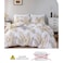 Luna Home Queen size 6 pieces, duvet cover set, tropical leaves design.