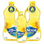 Buy Noor Sunflower Oil 1.5L Pack of 2+750ml in UAE