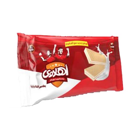 أهلاوي بسكوت ويفر بطعم الفانيليا