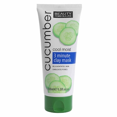 Beauty Formulas Cucumber 3Min. Clay Mask 100Ml