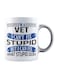 muGGyz World's Best Fire Inspector Printed Ceramic Coffee Mug White/Red/Black 11Ounce