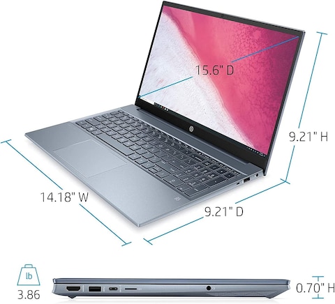 HP Pavilion Touch Laptop, 15.6&quot; FHD IPS Display, Intel Core i7-1195G7,Up to 5.0 GHz, 16GB RAM, 1TB PCIe SSD, Intel Iris Xe Graphics, Backlit KB, Wi-Fi 6, Type-C, Webcam, Win 11, W/ HDMI Cable