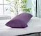 KLUB LINEN  Long Body Pillow 1pc, Fabric: 100% Polyester 85 GSM Microfiber 1 cm Stripe Super Soft, Filling: 1300 gm Hollow Fiber Comfort, Breathable &amp; Ultra Soft Size: 45 x 120 cm, Color: Lilac