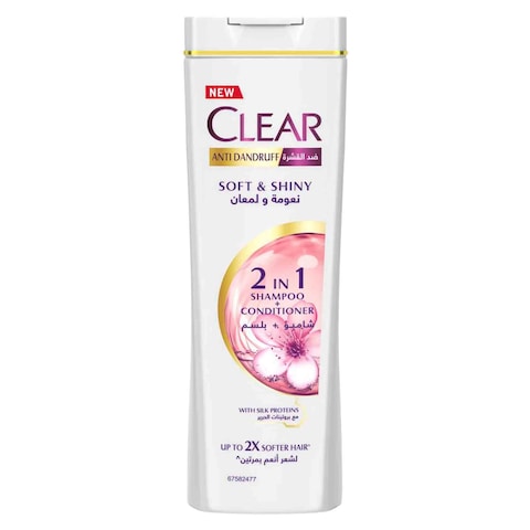 CLEAR ANTI DANDRUFF SOFT &amp; SHINY SHAMPOO+CONDITIONER 200ML