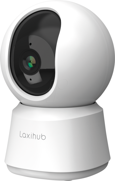 Laxihub Security WiFi Camera Indoor Home Camera Baby Pet Cam P2 1080P, Night Vision, 2-Way Audio, Motion Sound Detection Works with Alexa &amp; Google Assistant