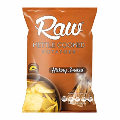 Raw Smoked Hickory Potato Chips - 105gm