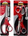 Scotch 3M 1428 Multi-Purpose Scissors: 8-Inch Scissor / 1-Pack (Red)