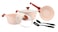 Prestige Essentials 7 pc set Pink Granite Non-Stick Aluminium