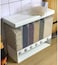 Hkwshop Airtight Cereal Container Rice Barrel Dry Grain Dispenser Thicken Rice Cylinder Clear Food Storage Box