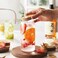 1CHASE&reg; Borosilicate Glass Mason Jar With Bamboo Lid, Glass Straw and Cleaning Brush, Can Shaped Glass Cups, For Iced Tea, Coffee, Latte, Juices, Beer, Cocktail, Set of 2, 550ML&hellip;