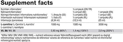 Olimp L-Carnitine 3000 Extreme Shots,Orange Flavor, Pack of 20 Ampoules