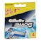 Gillette Mach3 Turbo Blades 4 pieces