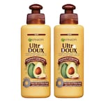 Buy Garnier Ultra Doux Intense Nutrition Leave-In Hair Cream 200ml Pack of 2 in UAE