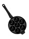 ROYALFORD Aluminium Appam Maker Black 18cm