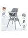 Moon 6-In-1 High Chair Dining Booster Seat Baby Feeding Chair Study Desk Block Toy Table Removable Tray