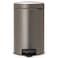 Brabantia NewIcon Pedal Bin (34 x 25 x 41cm, Platinum)