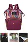 PALVOX Diaper baby Changing Travel Bag Backpack Multifunction Large Capacity (Violet)