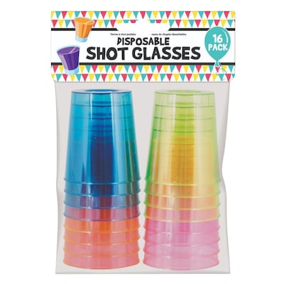 Uncle Bills Disposable Shot Cups 60ml x 16 Pieces