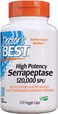 Doctor's Best High Potency Serrapeptase, Non-Gmo, Gluten Free, Vegan, Supports Healthy Sinuses, 120, 000 Spu, 270 Veggie Caps