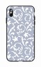 Okteq Case For iPhone X And iPhone XS Shock Absorbing PC TPU Full Body Drop Protection Cover Matte Printed - Light Blue White