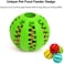 Jjone Dog Toy Ball, Nontoxic Bite Resistant Toy Ball For Pet Dogs Puppy Cat, Dog Pet Food Treat Feeder Chew Tooth Cleaning Ball Exercise Game Iq Training Ball 7cm (2Pcs)