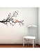 Spoil Your Wall Birds On Branch Wall Sticker Black/Red 100x60cm