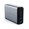 Satechi - 75W PD Dual Port Travel Charger (2x USB-C + 2x USB-A) - Space Gray