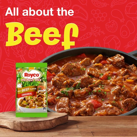 Royco Mchuzi Mix Beef, For Thicker, Richer Stews, Seasoning Powder, 200g​