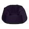 In House Niklas Velvet Bean Bag Chair - Medium - Dark Purple