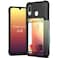 VRS Design Samsung Galaxy A30 Damda Glide Shield Semi Automatic Card Wallet cover/case - Solid Orange Purple