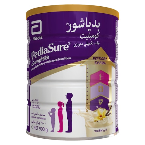 PediaSure Peptigro System Complete Balanced Nutrition for Children, Vanilla, 1 to 10 Years, 900g