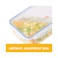 Lock &amp; Lock Classic Stackable Airtight Rectangle Food Container 2l