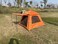 Portable Camping Tent Automatic Hydraulic Shade Tent Four-season Tent Orange