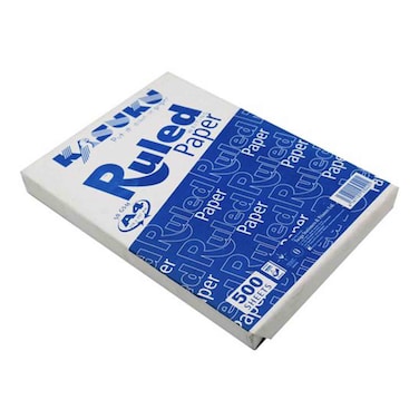 KASUKU RULED PAPER 500 SHEETS A4