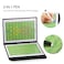 Tomshoo-Foldable Football Soccer Magnetic Tactic Board Coaching Strategy Board with Marker Pieces and 2-in-1 Pen