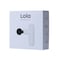 Lola Portable Massage Gun   Lightweight Compact Quick Muscle Therapy Gun   4 Interchangeable Heads / 4 Massage Speeds up to 3000 RPM Fast Charge Li-Ion 2000mAh Type-C - Baby Blue