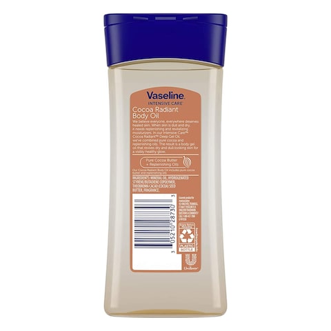 Vasline Cocoa Radiant Body Oil 200Ml