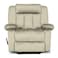 In House Velvet Classic Recliner Chair - Light Beige - AB05