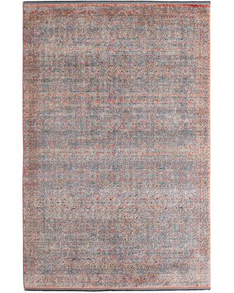 Sheldon Rosso 350 x 240 cm Carpet Knot Home Designer Rug for Bedroom Living Dining Room Office Soft Non-slip Area Textile Decor