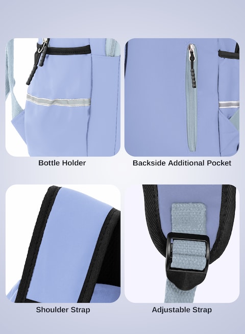 Bear Pattern Large Capacity Backpack, Nylon Durable Lightweight School Backpack, Fashion Travel Computer Bag